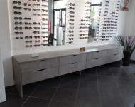 Meuble de rangements pour magasin d'optique